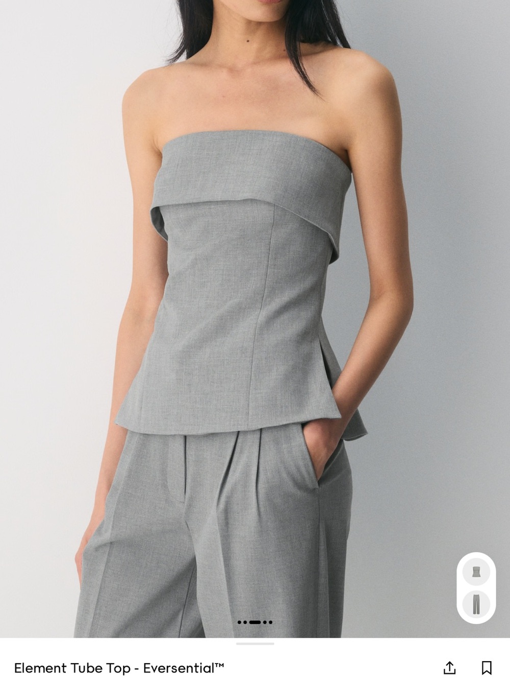 Element Strapless Tube Top